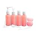Produktbild Ordertown Wiederverwendbare Lotions- und Seifenspender, Reiseflasche, 6 Stück, 50 ml, Kunststoff, nachfüllbar, leer, für Kosmetik, Handcreme, Lotion, Reiseflasche, 6 Stück Rose
