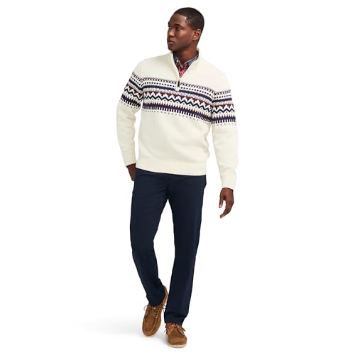 IZOD Men's Quarter Zip Textured Sweater3
