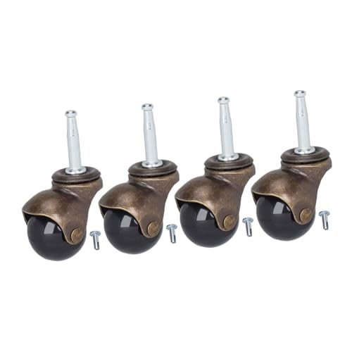 Roues de rechange pour fauteuil roulant Alipis avec tige en acier pour fauteuil de bureau