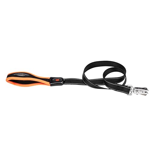 Laisse pour chien ERGOFLUO MATIC Ferplast grande taille orange 120 cm - 2