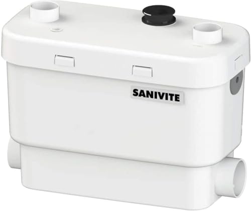 SFA SANIFLO - Sanivite - Gray Water Drain Pump - Versatile Indoor/Outdoor Solution - Silent (44 dBa) - 4 Years Warranty - Powerful & Compact Design - Certified CSA (IPC, NSPC) - Made In France
