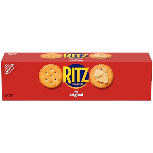Image of RITZ Original Crackers, Snacks for Kids and Adults, Lunch Snacks, 3.4 oz