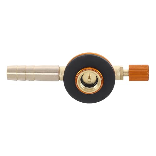 Genérico Adaptador para Estufa de Camping Compatible Bombonas de Gas Butano, Convertidor de Válvula para Tanque Plano, Conexión Segura y Portátil para Cocina al Aire Libre