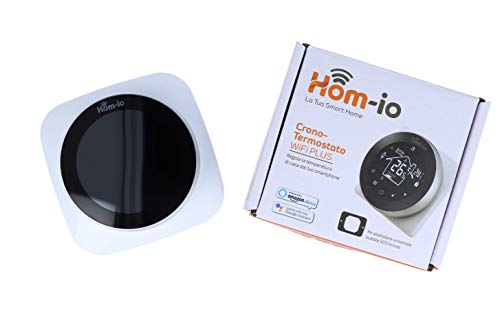 Cronotermostato smart Wi-Fi PLUS per Caldaia e Boiler a Gas, Termostato Digitale, Programmabile settimanale IN MODALITÀ 5+2, 6+1, 7, Display LCD touch screen ad alta visibilità - set montaggio