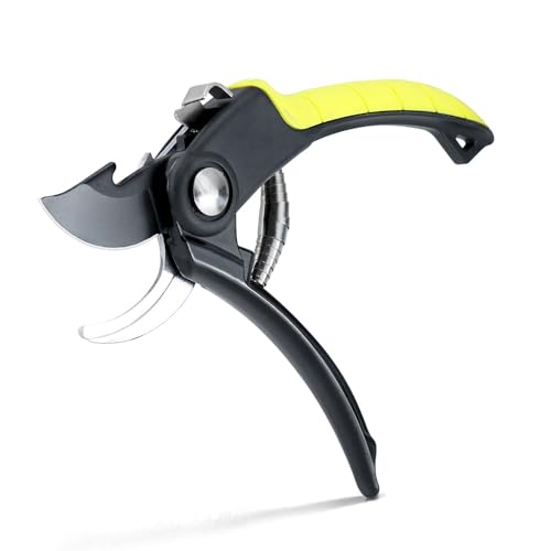 Byhagern Secateurs Pruning Scissors, Heavy Duty Pruning Shears, Ergonomic Grip, Professional SK5 Steel Blades, Garden Pruners for Trimming Plants, Hedges, and Cutting Flowers