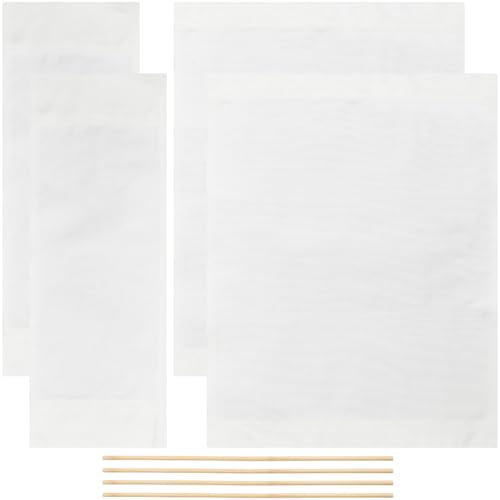 GORGECRAFT Funda de Asiento de Silla de Artista de Maquillaje de Gran Tamaño 2 Juego Fundas de Silla de Director Tela de Repuesto Color Blanco Informal para Cine En Casa Sillas Plegables de Lona