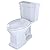 TOTO CST404CUFG#01 Promenade II 1G Two-Piece Elongated 1.0 GPF Universal Height Toilet with CEFIONTECT, Cotton White