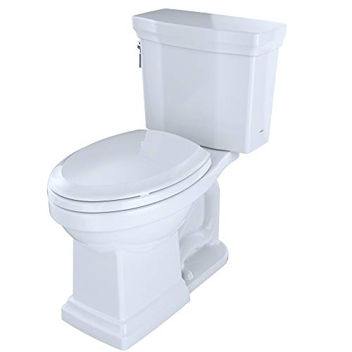 TOTO® Promenade® II 1G® Two-Piece Elongated 1.0 GPF Universal Height Toilet with CEFIONTECT, Cotton White - CST404CUFG#01 - image 1