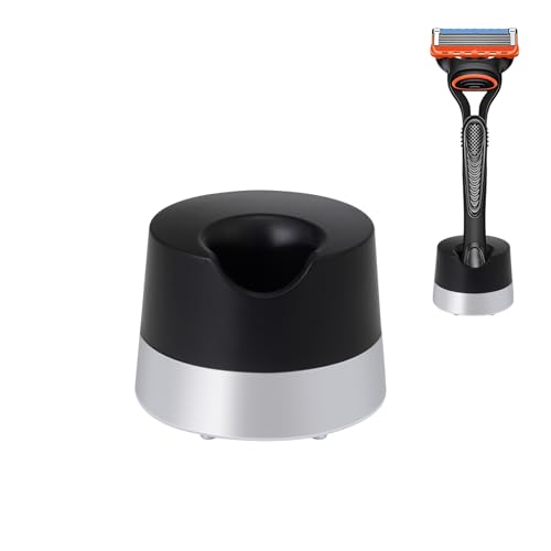 YINARONG Razor Stand Holder - Alloy Metal with Drainage Hole | Universal Fit for Most Razors | Scratch-Resistant Compatible with Gillette
