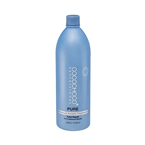 Cocochoco Professional Pure - Trattamento brasiliano per capelli alla cheratina, riparazione totale, 1000 ml