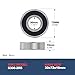 XiKe 2 Pcs 6306-2RS Double Rubber Seal Bearings 30x72x19mm, Pre-Lubricated and Stable Performance and Cost Effective, Deep Groove Ball Bearings.