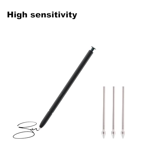 Gosknor 3szt Wymiennych Końcówki do S Pen, Wysokiej Czułości Stalówki Rysika ze Stopu Tytanu z Klipsem do Samsung Galaxy Tab S24/S23/S22 Ultra/S9/S9 Ultra/S8/S7/S6 Lite