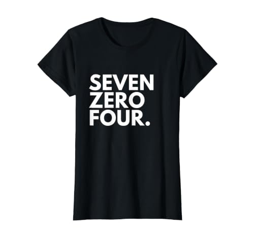 Seven Zero Four Dialling Code 704 Charlotte NC North Carolina T-Shirt, Women, Black, 3X-Large