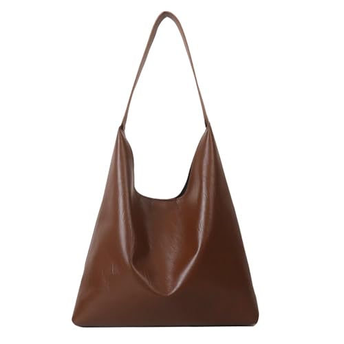 XFSRG Bolso Tote Bag Mujer de Hombro Elegante y Versátil para Uso Diario Gran Capacidad y Estilo Moderno para Todas las Ocasiones (Marrón)