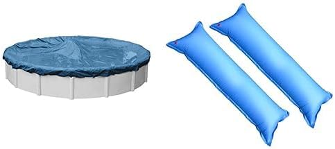 Robelle 3533-4 Winter Pool Cover with Pillows, Super, 33 ft Above Ground Pools