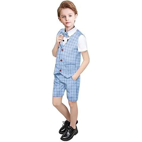 Traje niños pequeños 4 Piezas Conjunto de Ropa Cover