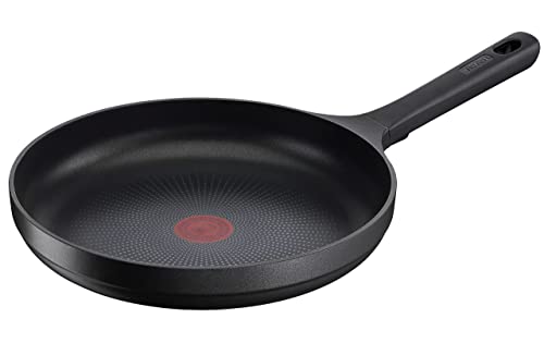 Tefal G61206 Trattoria Pro Bratpfanne 28 cm | Aluguss | unbedenkliche Antihaftversiegelung | Thermo-Signal Temperaturanzeiger | für alle Herdarten geeignet | induktionsgeeignet | Schwarz