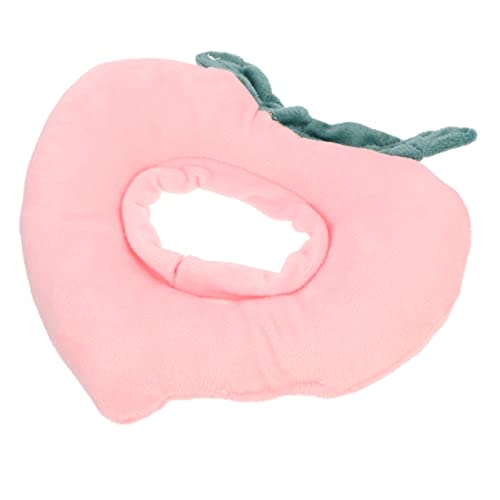 HOUDERCO ピーチ 首輪 保護 猫 コーン 回復 首輪 保護 首輪 猫 調節可能 付き