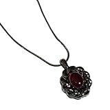 GMBYLBY Halskette mit Anime-Thema, Gothic, rote Perlen, geeignet für jugendliche Profis, die einzigartige Accessoires suchen