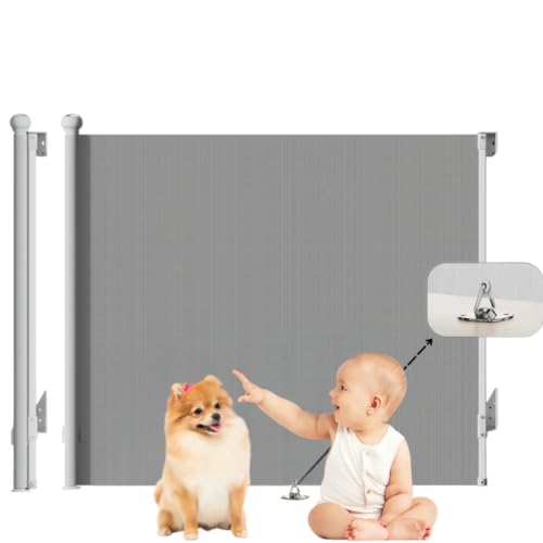 XUZA Retractable Stair Gate - Baby & Pet Barrier