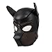Novelty Animal Full Face Head Mask Puppy Hood, Adults Neoprene Dog Head Masks, Suit for Makeup Party, Halloween, Christmas Festivals Cosplay Costume(brown,XL)