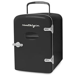 Nostalgia Retro Mini Fridge and Hea...