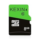 KEXIN Carte Micro SD 8 Go MicroSDHC UHS I Classe 10 Mini SD Carte mémoire pour Smartphone, Tablette, Appareil Photo