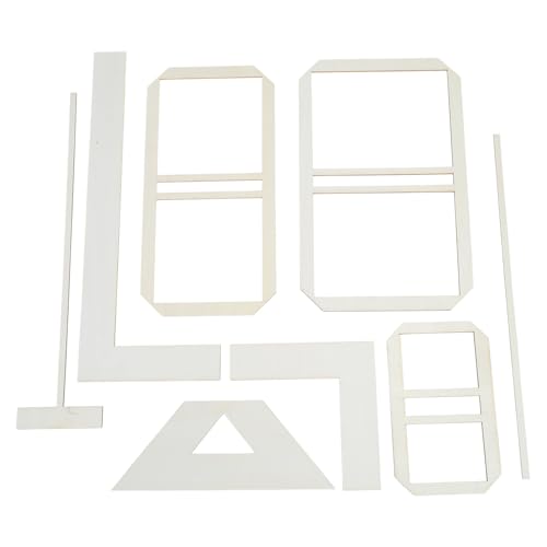 Navna Plantillas de encuadernación para principiantes, juego de herramientas de encuadernación de madera, juego de herramientas de guía de encuadernación de libros