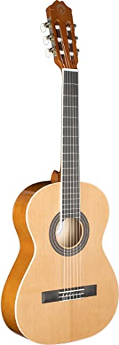 Stretton 3/4 Sized Kids Age 7 To 11 Acoustic Guitar Package – Everything A Beginner Needs To Learn To Play - 36' Inch Classical Nylon String Childs Guitar Pack - Natural #TOP1