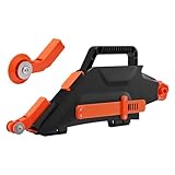 Hlieeosfcn Banjo Taping Tool Herramienta,Herramienta para Juntas de Placas,Herramienta de encintado de Banjo para Paneles de Yeso con Rueda de Rodillo de Esquina Interior Reversible,operaci