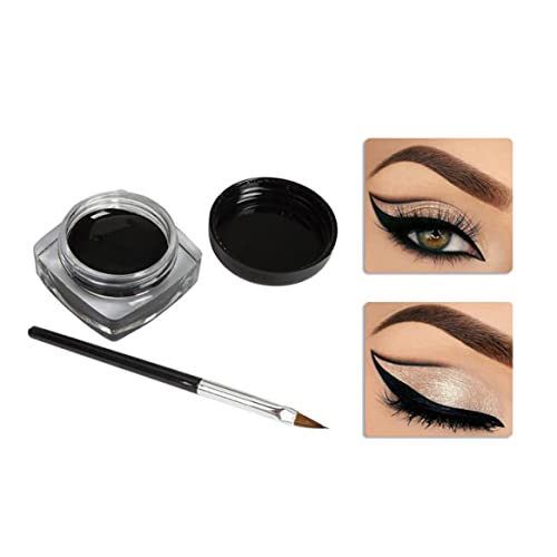 Gel delineador de ojos negro de larga duración miniatura 2