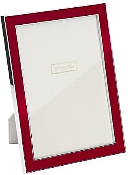 Silver Trim Red Enamel Picture Frame 15mm by Addison Ross