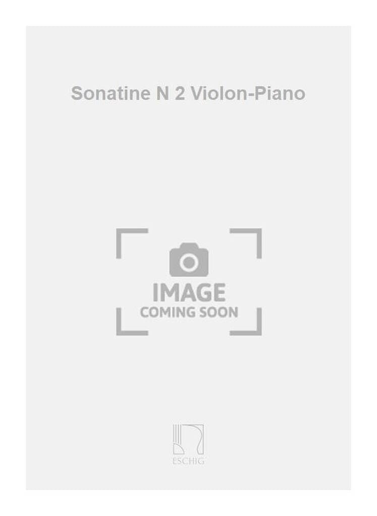 Sonatine N 2 Violon-Piano partition pour violon et piano classique