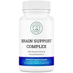 2nd Springs Brain Support Complex | Brain Supplement for Focus & Memory | Phosphatidylserine, Bacopa & Ginkgo for Focus, Memory & Cognitive Support