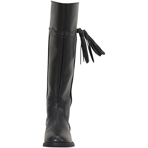 Sugar Little Girl's Cannoli Black Over-The-Knee Boots Shoes Sz: 112