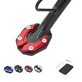 ポクミル バイクスタンド vストローム250sx 滑り止め 錆びにくい 美しさ バイク サイドスタンド プレート パッド キックスタンドアンプ 倍率拡張スタンド 延長 CNCアルミニウム合金 汎用 For PCX125 PCX150 PCX160 DL250SX V-STROM250 SX 2023