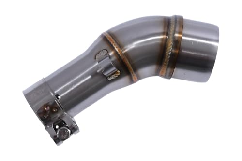 Tube Intermédiaire Échappement 51mm pour Moto KAWASAKI Z250SL 2015-2019