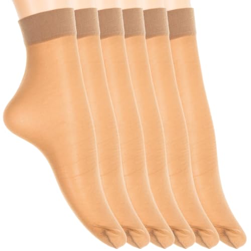  Vignoni Pack-6 Calze elastiche alla caviglia 20 denari FURBETTO-20 donna
