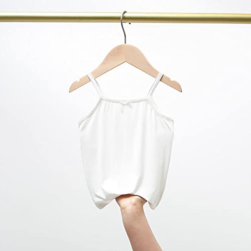 Girls Basic Camisole Undershirts with Bowknot Toddlers' Tank Tops Soft Cotton Spaghetti Strap Baby Boy Clothing Set3