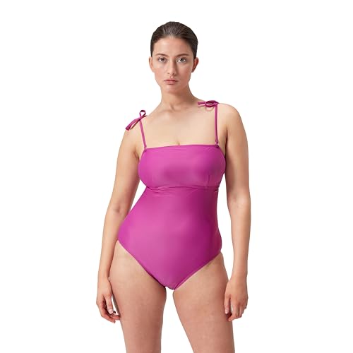 Maillot de bain une pièce shapewear noir pour femme avec effet ventre plat