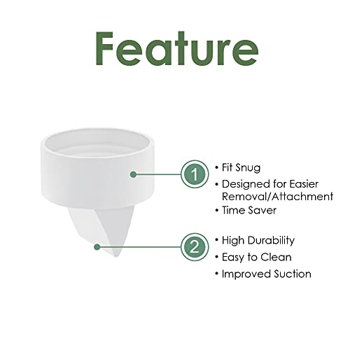 Válvula Maymom Compatible para Extractores de Leche 4pc Verde miniatura 6