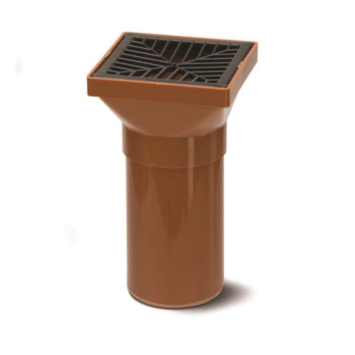 Polypipe UG417 - Underground Drain 110mm Square Hopper Spigot End