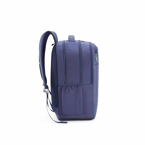Image of American Tourister Regus | 32 Ltrs | 4 Compartments | Bottle Pocket | Ergonomic Padded Back Panel & Shoulder Straps | Laptop Backpack | 1 Year International Warranty | Navy