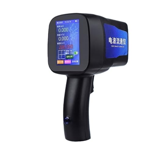BAFEIYA Débitmètre Portable Débitmètre d'eau portatif Débitmètre Portable Débitmètre à Lecture directe(Wave Flow Meter Touch Screen)