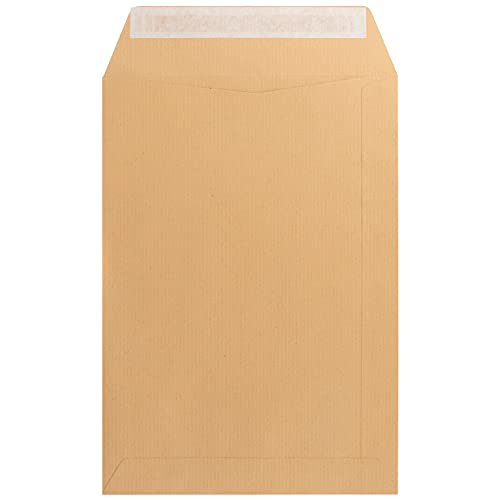 Sobre bolsa kraft salarios 120x176 mm tira de silicona caja de 1000 unidades.