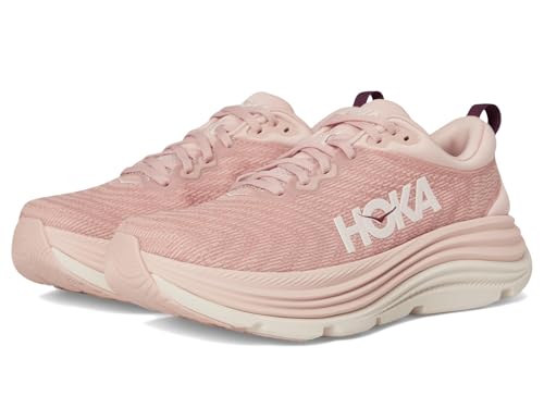 Hoka Women's Gaviota 5 Sneaker, Rose Latte/Rose Cream, 9.5
