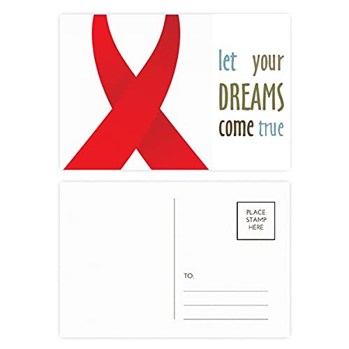 Cartes World Aid Day ruban rouge pour vos soirées caritatives