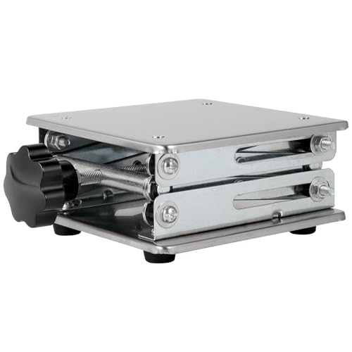 Cric de laboratoire élévateur inox 203mm support extensible réglable de table