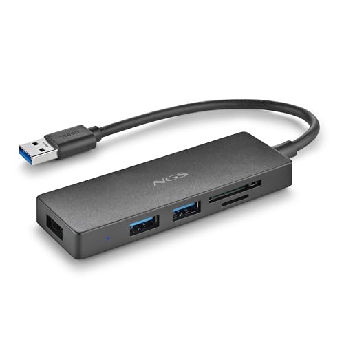 Hub USB 3.0 avec lecteur de carte pour étendre les ports de votre PC ou Mac