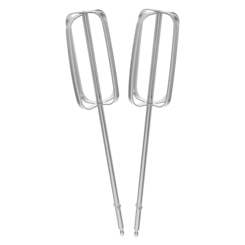 NUOBESTY Batidores para Batidora De Mano De Acero Inoxidable 304, Accesorios Aplicables De Mezcla 4 Aspas y 12 Hilos, Compatibles Taladros Eléctricos para Repostería y Amasado, Pack De 2 Unidades